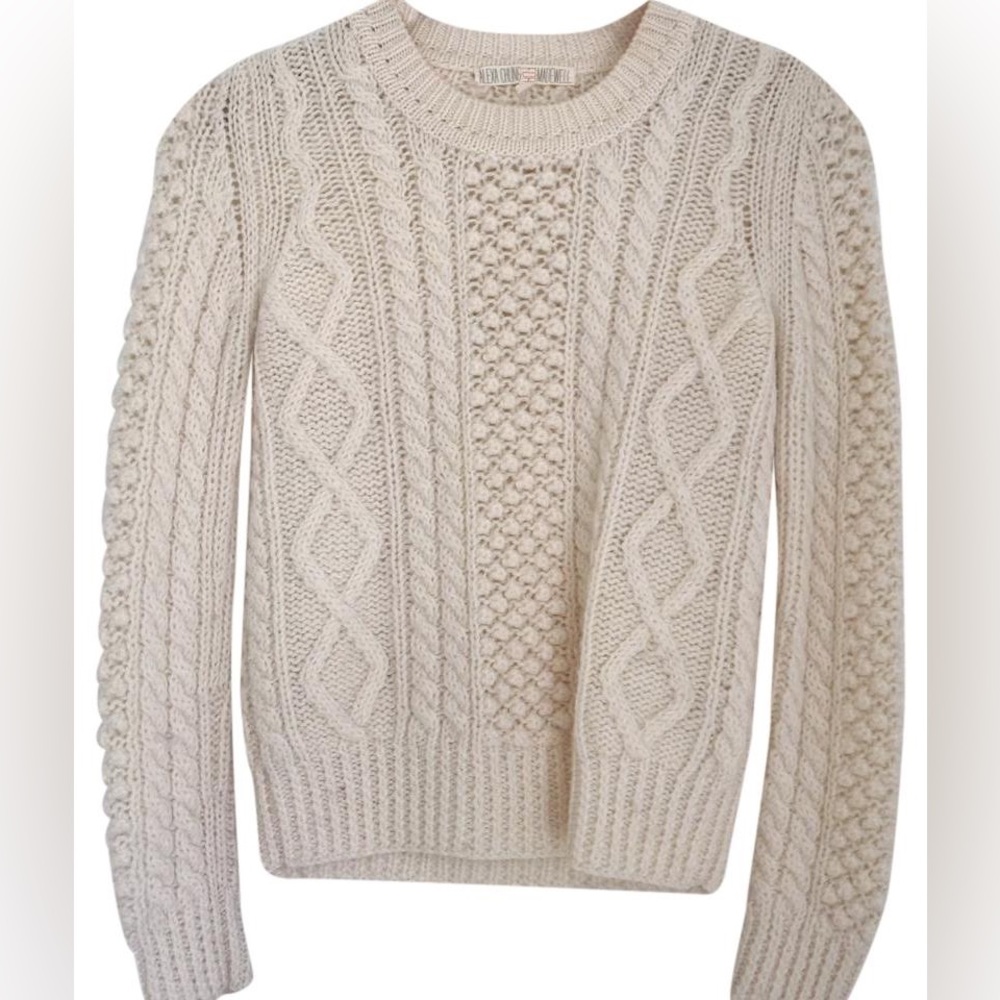 Alexa Chung for Madewell Aimee fisherman sweater size M